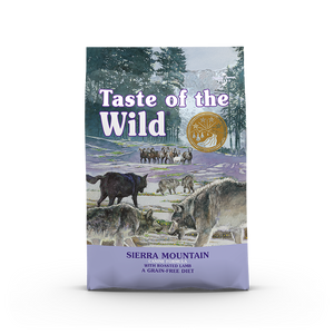 Taste of the Wild Sierra Mountain Canine Recipe with Roasted Lamb Dry Food for Dogs (2 sizes)