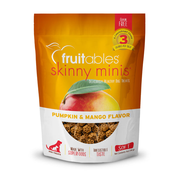 Fruitables Skinny Minis Apple & Mango Flavor Dog Treats (5oz)