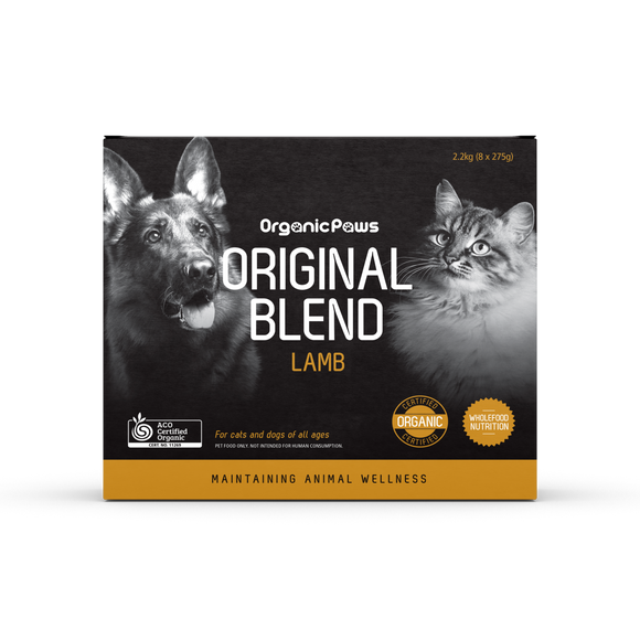 Organic Paws Original Blend Lamb Food for Dogs & Cats (2.2kg)