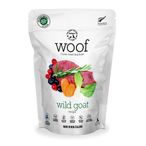NZ Natural WOOF Freeze Dried Raw Food (Wild Goat) 3 sizes