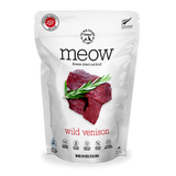 NZ Natural MEOW Freeze Dried Raw Food for Cats (Wild Venison) 2 sizes
