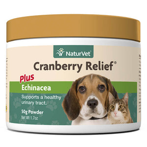 NaturVet Cranberry Relief Powder Plus Echinacea (1.7oz/50g)
