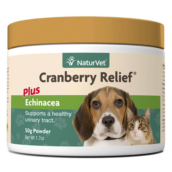 [NV-Cran] [20% off] NaturVet Cranberry Relief Powder Plus Echinacea (1.7oz/50g)