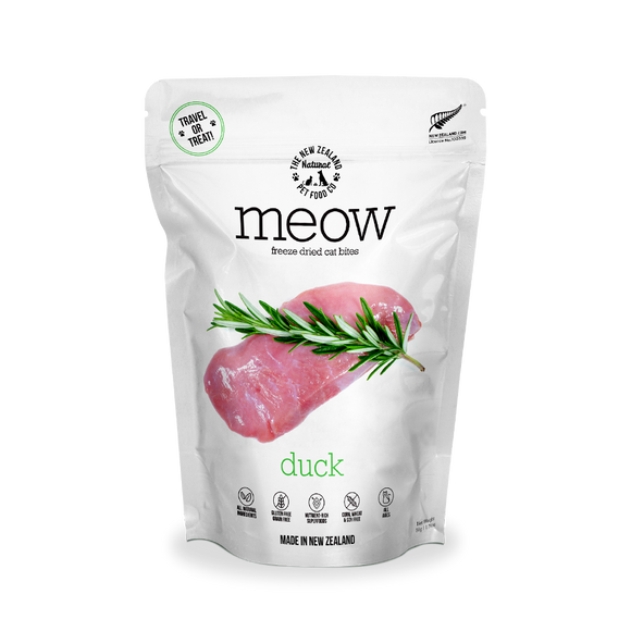 NZ Natural MEOW Freeze Dried Raw Treats (Duck) 2 sizes
