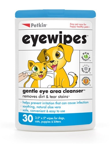 PetKin Eyewipes for Pets (30’s)
