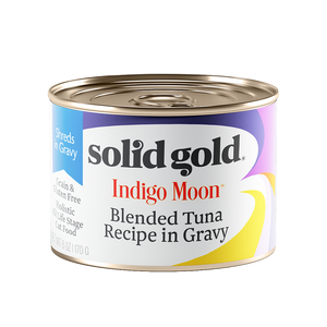 [SG-00054] Solid Gold Indigo Moon Blended Tuna Recipe in Gravy (6oz)