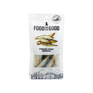 Food for the Good Freeze Dried Herring Treats for Dogs & Cats (50g)