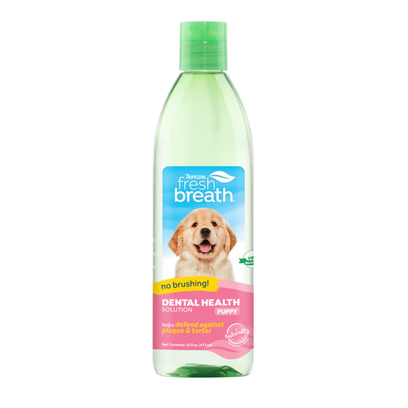 TropiClean Dental Health Solution for Puppies (16oz)