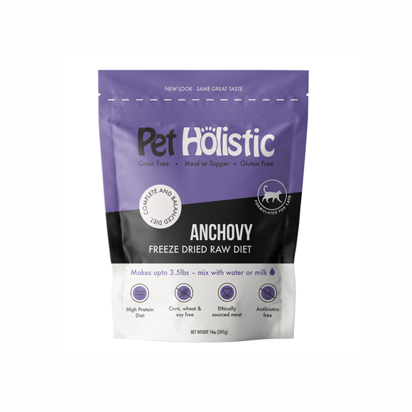 Pet Holistic Freeze Dried Feline Anchovy Meal (14oz)