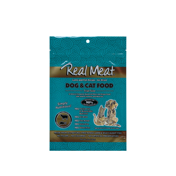 Real Meat Lamb & Fish Air Dried Food for Dogs & Cats (2 sizes)
