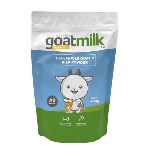 Atasco 100% Whole Goat Milk Powder for Pets (400g)