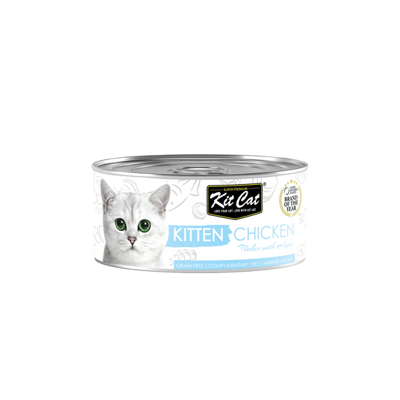 [1carton] Kit Cat Topper Series Canned Food (Kitten Chicken) 80g x 24cans