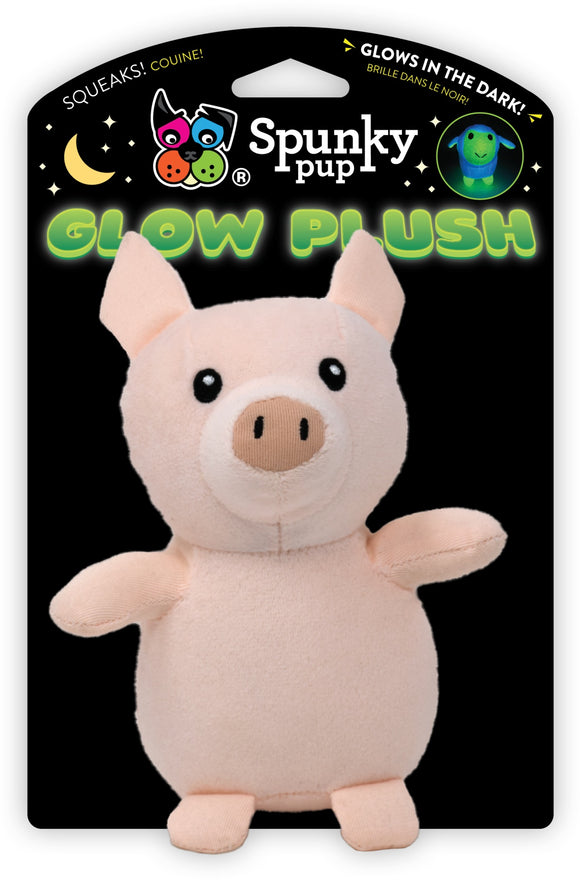 SpunkyPup Glow Plush Pig (2 sizes)