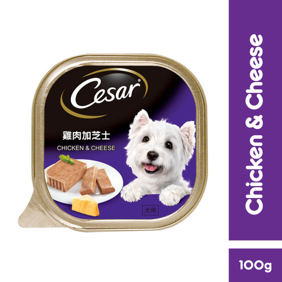 Cesar Wet Food for Dogs (Chicken & Cheese) 100g