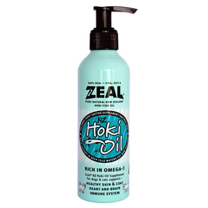 ZEAL 100% Natural Hoki Fish Oil Supplement for Dogs & Cats (225ml)