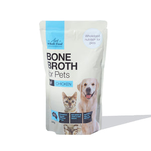 The Art of Whole Food Chicken Bone Broth for Pets (500g)