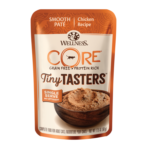 Wellness Core Grain Free Tiny Tasters Smooth Pate Chicken for Cats (1.75oz)