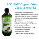 Accurate Organic Extra Virgin Coconut Oil for Dogs (2 sizes)