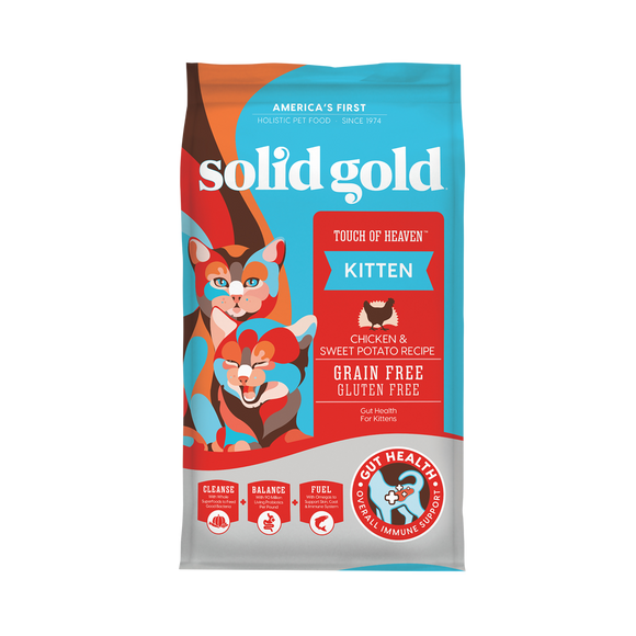 Solid Gold Touch of Heaven Chicken & Sweet Potato Recipes Dry Food for Cats (6lbs)