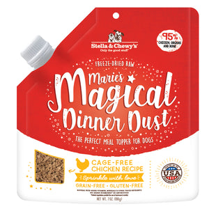 Stella & Chewy’s Marie’s Magical Dinner Dust Meal Toppers for Dogs (Cage-Free Chicken) 7oz
