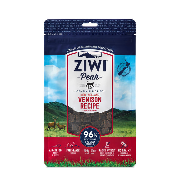ZIWI Gently Air-Dried Cat Food – Venison (400g)