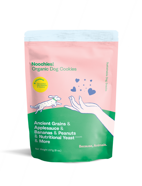 Because Animals Noochies Organic Dog Cookies Treats (227g)