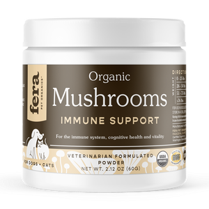 Fera Pet Organic Mushroom Blend for Immune Support for Dogs & Cats (2.12oz)