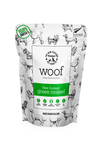 NZ Natural WOOF Freeze-Dried Green Lipped Mussel Treats for Dogs (50g)