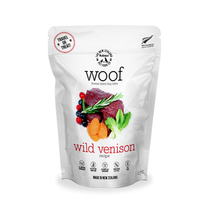 NZ Natural WOOF Freeze Dried Raw Food (Wild Venison) 3 sizes