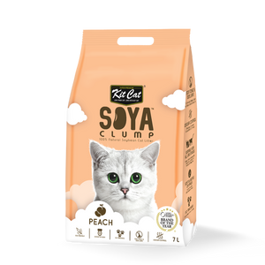 Kit Cat Soya Clump Cat Litter (Peach) 7L