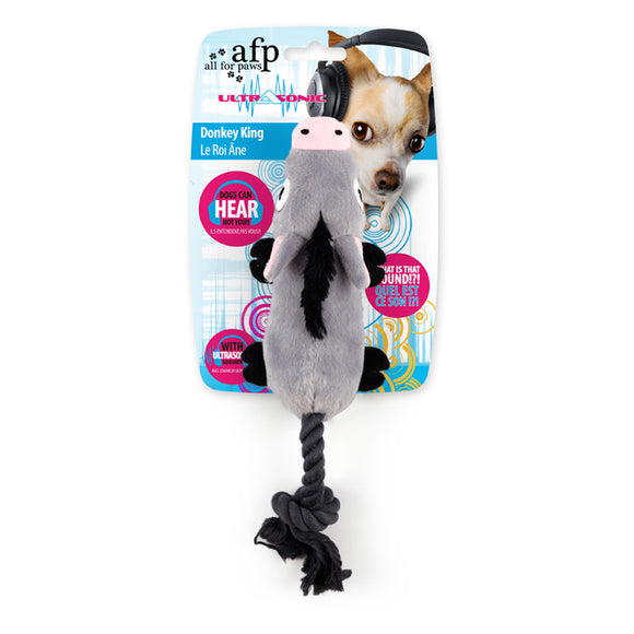 AFP Ultrasonic Donkey King Squeaky Toy for Dogs