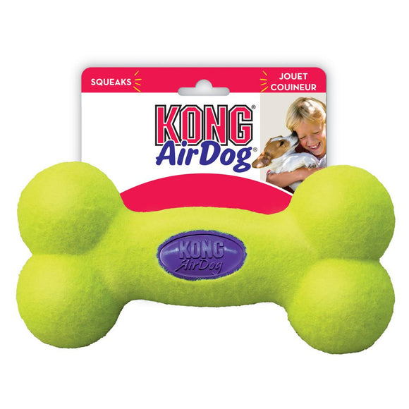 KONG Airdog Squeaker Bone for Dogs (3 sizes)