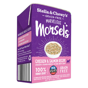 Stella & Chewy’s Marvelous Morsels Chicken & Salmon Medley Wet Food for Cats (5.5oz)