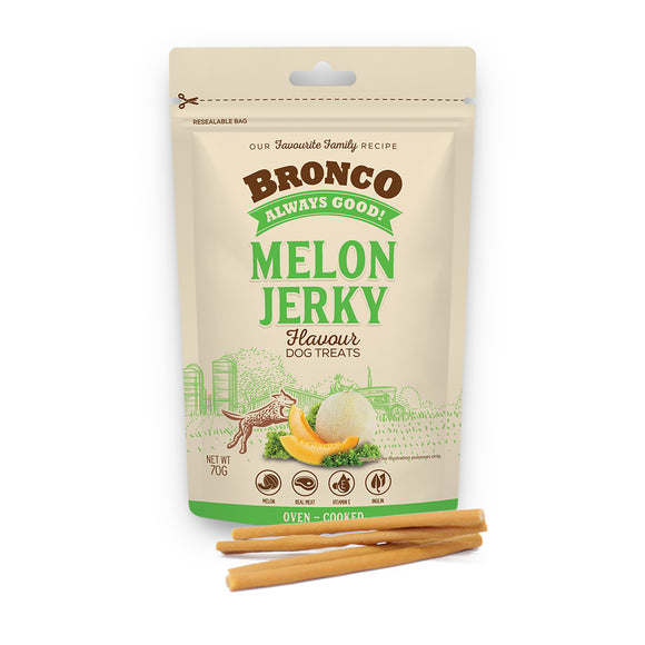[3FOR$8.90] Bronco Oven-Cooked Melon Jerky Treats for Dogs (70g)