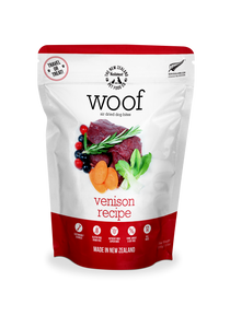NZ Natural WOOF Air Dried Venison Bites Treats for Dogs (100g)