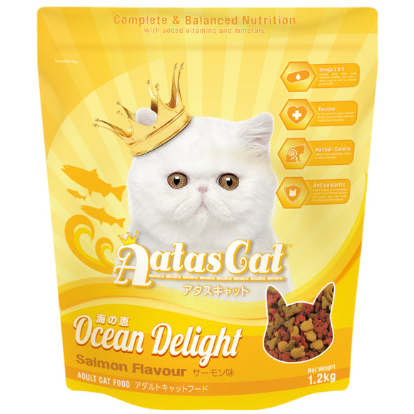 Aatas Cat Ocean Delight - Salmon Dry Food for Cats (2 sizes)