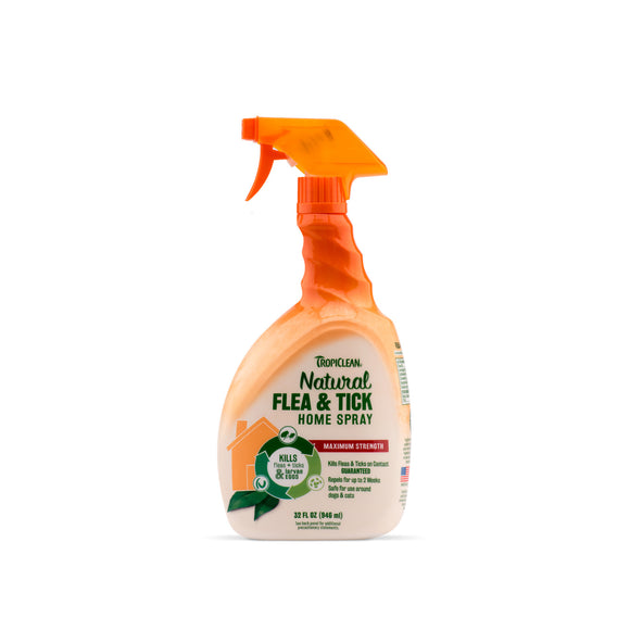 TropiClean Natural Flea & Tick Home Spray (32oz)