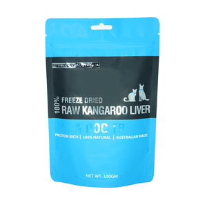 Freeze Dry Australia Kangaroo Liver Treats for Dogs & Cats (100g)