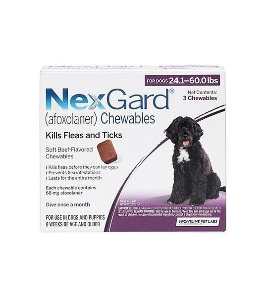 Nexgard Flea & Tick Chewable Tablets for Large Dogs (10-25kg)