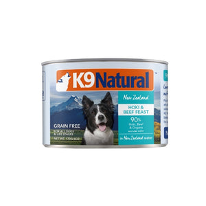 K9 Natural Hoki & Beef Feast Canned Food for Dogs (2 sizes)