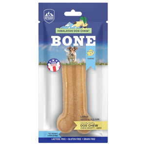 Himalayan Pet Supply Bone Cheese Dog Chew Hard Density Treats (Large) 149g