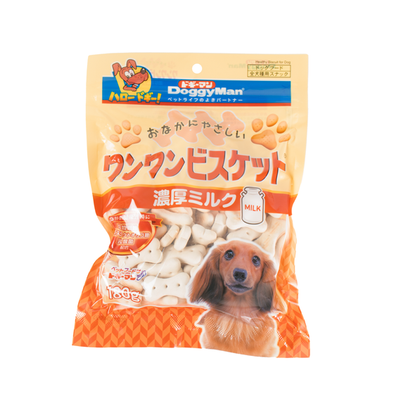 [DM-82288] DoggyMan Bowwow Biscuit with Rich Milk for Dogs (180g)