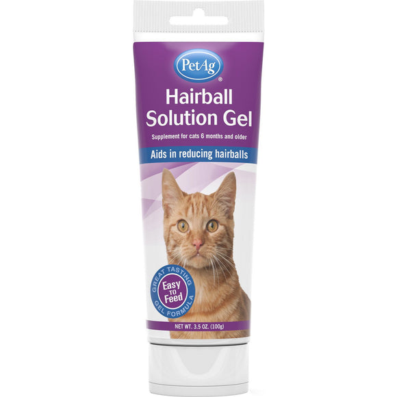 Petag Hairball Natural Solution Gel for Cats (3.5oz)