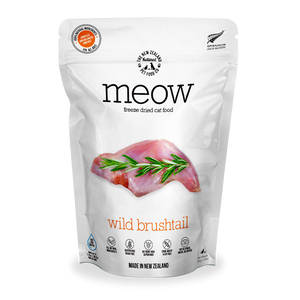 NZ Natural MEOW Freeze Dried Raw Food for Cats (Wild Brushtail) 2 sizes