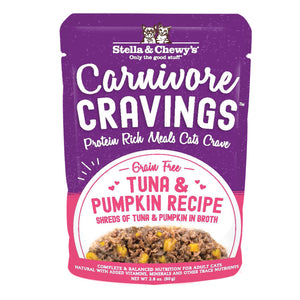 Stella & Chewy’s Carnivore Cravings Salmon, Tuna & Pumpkin Recipe for Cats (2.8oz)