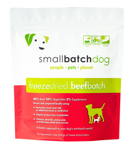 Smallbatch Freeze-Dried BeefBatch Slider for Dogs (14oz)