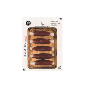 [BW2048] Bow Wow Hansang Tteokgalbi Duck Treats for Dogs (80g)