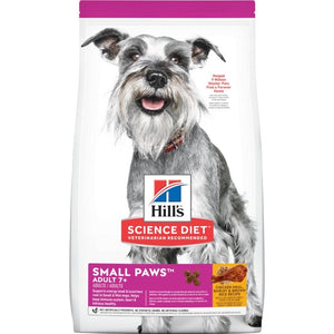 Hill's® Science Diet® Adult 7+ Small Paws™ Chicken Meal, Barley & Brown Rice Recipe Dry Food for Dogs (2 sizes)